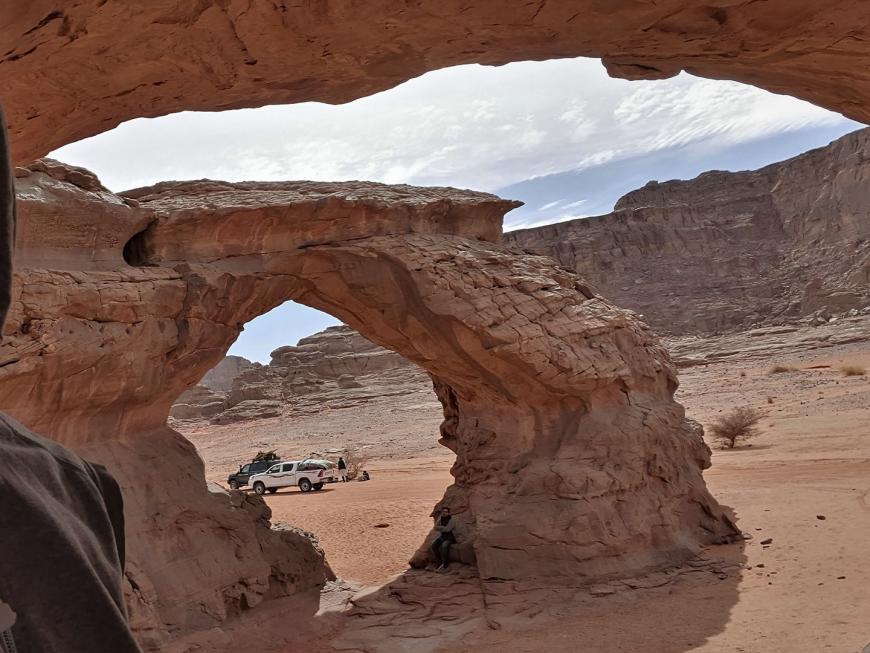 Arcos en el área de Tadrat